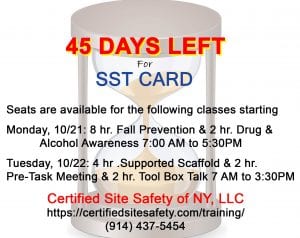 sst card training classes