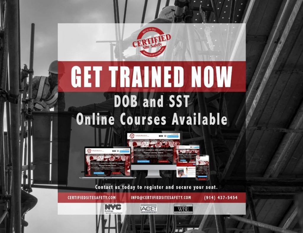 DOB & SST Online Courses Available Certified Site Safety